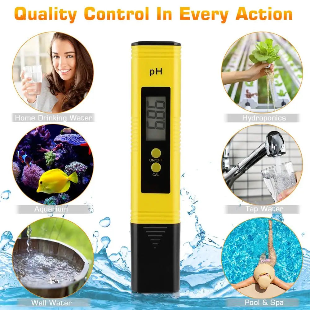 💧 Medidor Digital de pH | Alta Precisión 0.00–14.00