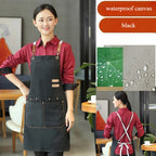 Delantal de cocina barista