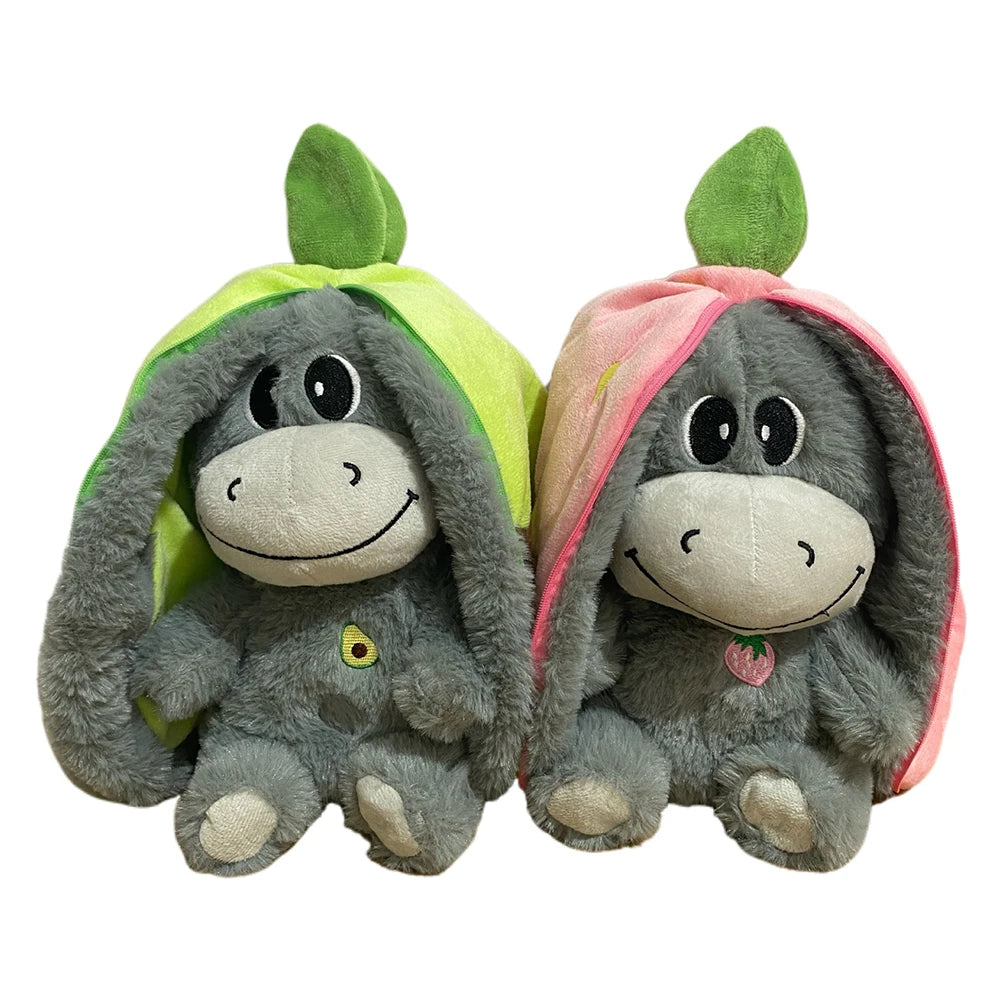 🫏🍓 Peluche Burrito con Luz y Efecto de Respiración | Compañero de Descanso