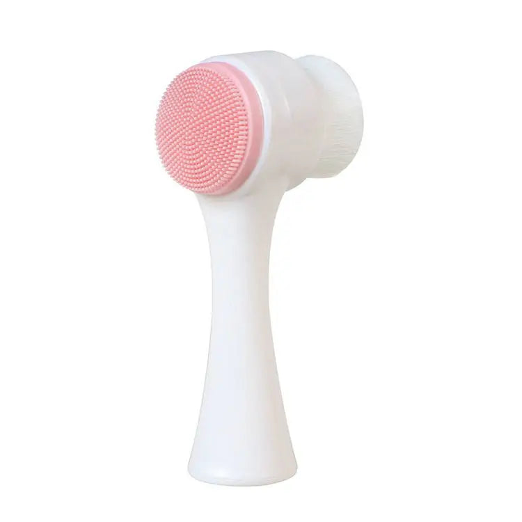 Cepillo Facial de Silicona Doble Cara con Masaje