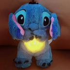 💗 Peluche Stitch con Respiración, Luz y Música | Compañero de Sueño para Niños