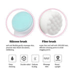 Cepillo Facial de Silicona Doble Cara con Masaje