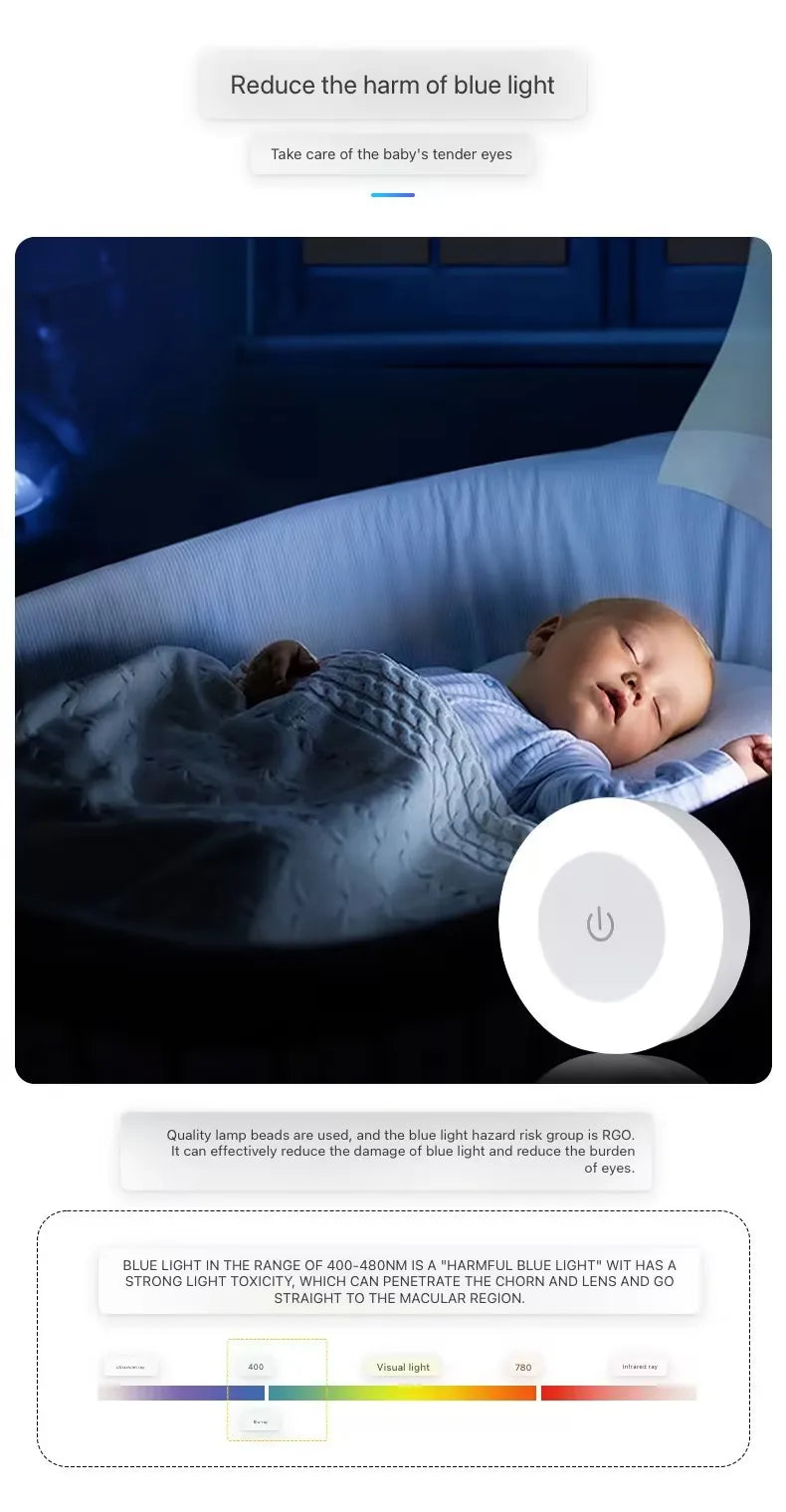💡 Lámpara LED de Pared Recargable | Luz Regulable