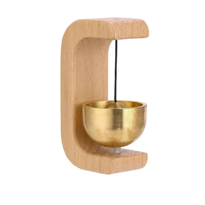 🎐 Campana de Viento de Madera | Timbre Decorativo para Puerta