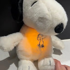 🐶 Peluche Snoopy con Luz, Música y Efecto de Respiración | Compañero para Dormir