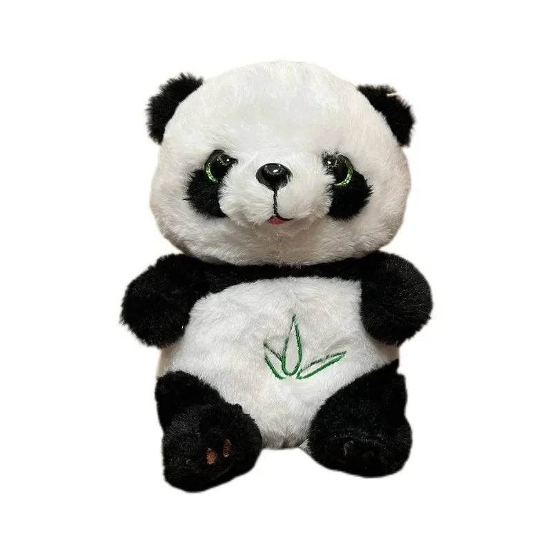 Baby Breathing panda Baby Soothing Plush Doll Toy Baby Kids Soothing Music Sleeping Companion Sound and Light Doll Toy Gift