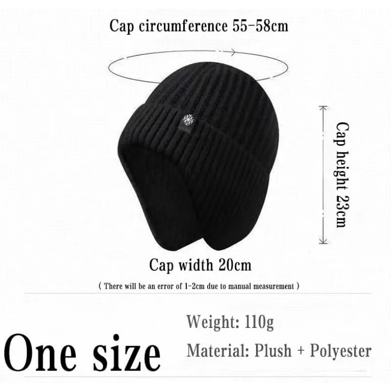 🧢 Gorro de Invierno con Visera y Forro de Felpa | Protección para Orejas