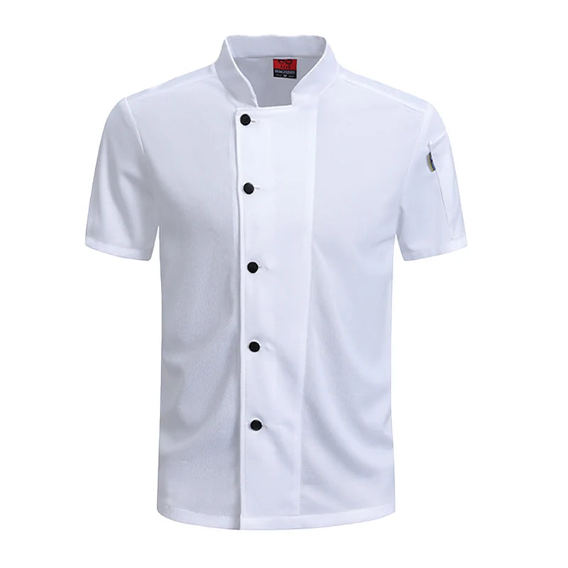 Chaqueta de Chef Transpirable 360° – Manga Corta Unisex