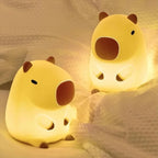 🌙 Lámpara Nocturna Capibara de Silicona | Luz LED Suave para Dormitorio