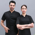 Nueva chaqueta de chef de malla transpirable 360° para hombre y mujer