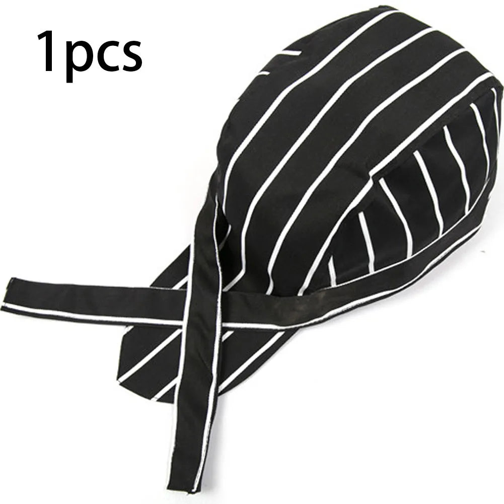 Unisex Chef Pirate Chef Hat Skull Hat Restaurant Dining Chef Hat Kitchen Cooking Bakery Work Wear Cap Adjustable