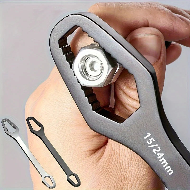 🔧 Llave Universal Autoajustable | Doble Extremo 3–17 mm