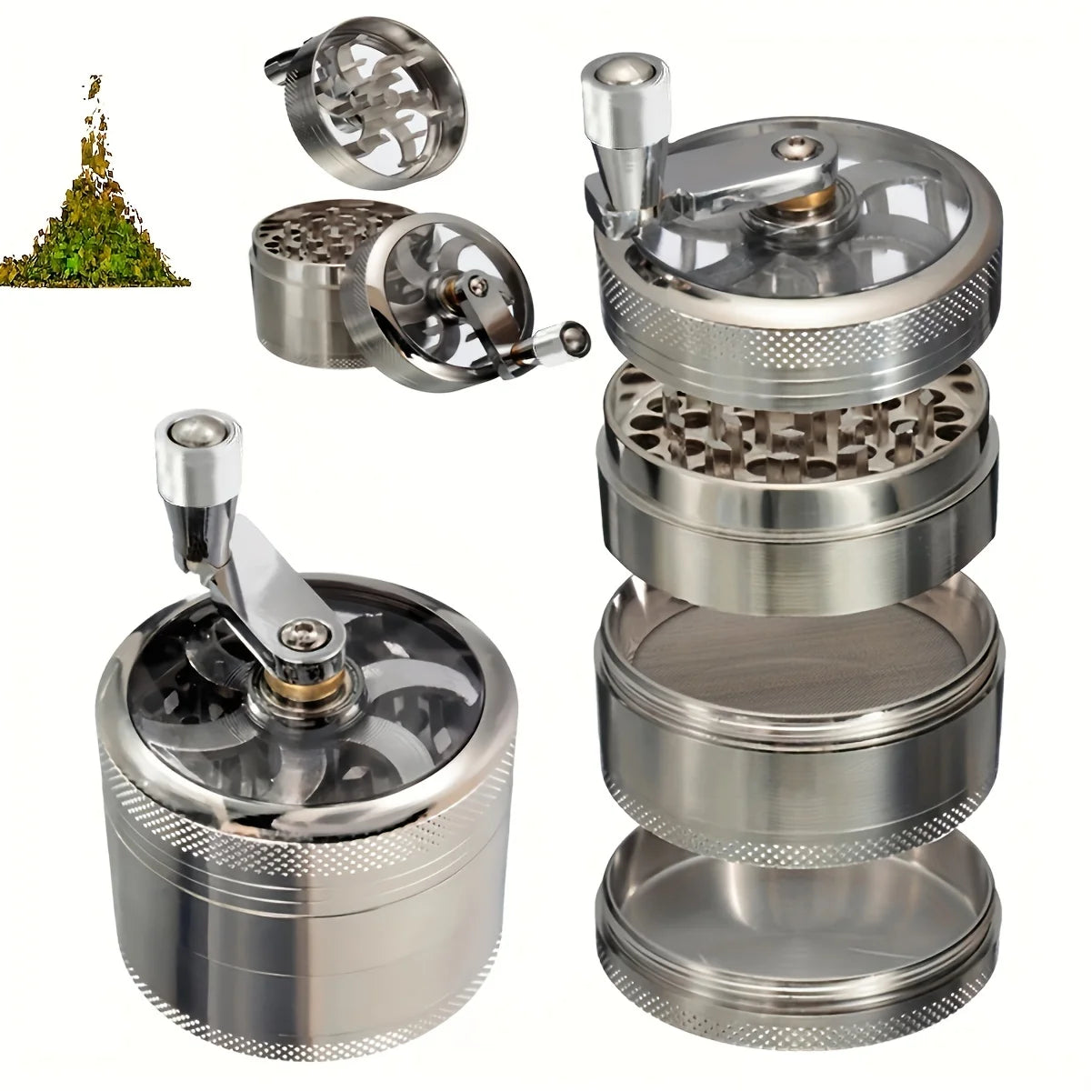 🌰 Molino Manual para Nuez Moscada, Especias y Sal