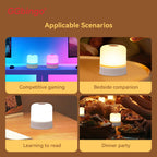 💡 Lámpara LED Táctil Recargable | Luz Nocturna con Control Remoto