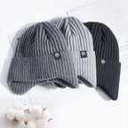 🧢 Gorro de Invierno con Visera y Forro de Felpa | Protección para Orejas