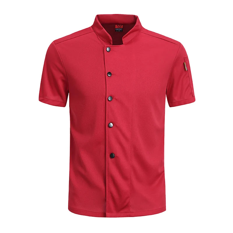 Chaqueta de Chef Transpirable 360° – Manga Corta Unisex