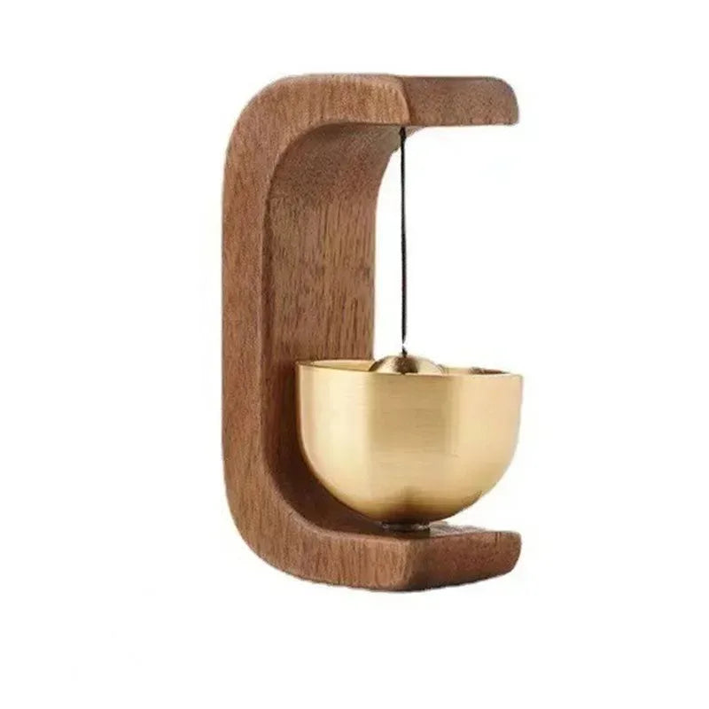 🎐 Campana de Viento de Madera | Timbre Decorativo para Puerta