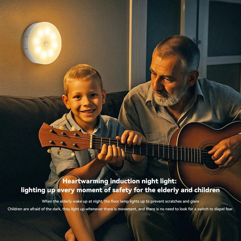💡 Luz LED con Sensor de Movimiento | Magnética y Recargable