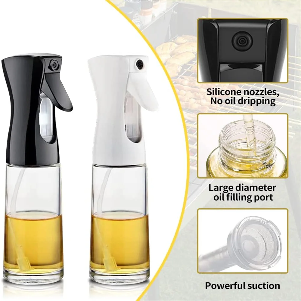 Spray Dispensador de Aceite para Cocinar – Reutilizable