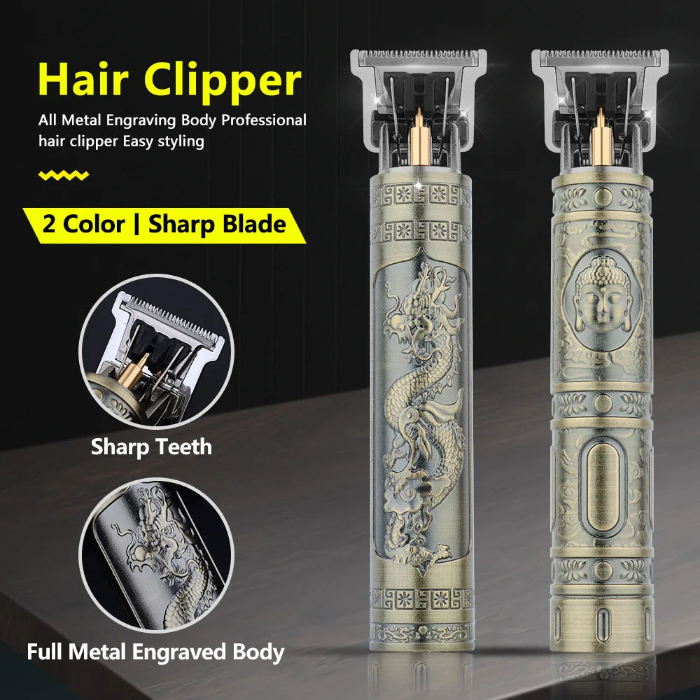 ✂️ Afeitadora Eléctrica T9 Recargable | Cortadora de Cabello y Barba