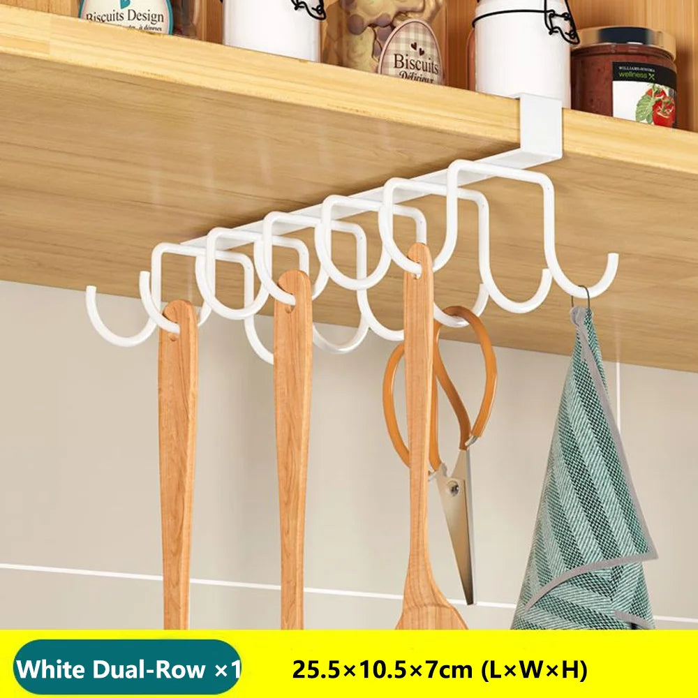 Organizador Colgante de Cocina con Ganchos