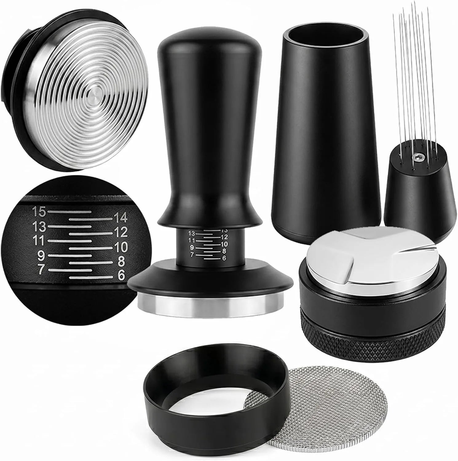 Kit Completo de Accesorios para Espresso 51mm – 5 piezas