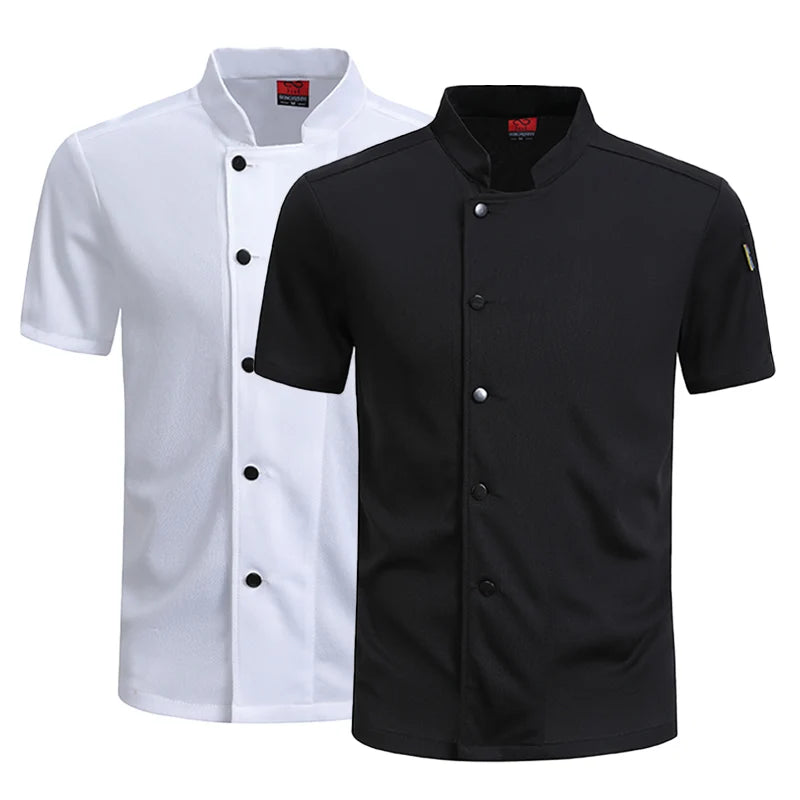 Chaqueta de Chef Transpirable 360° – Manga Corta Unisex