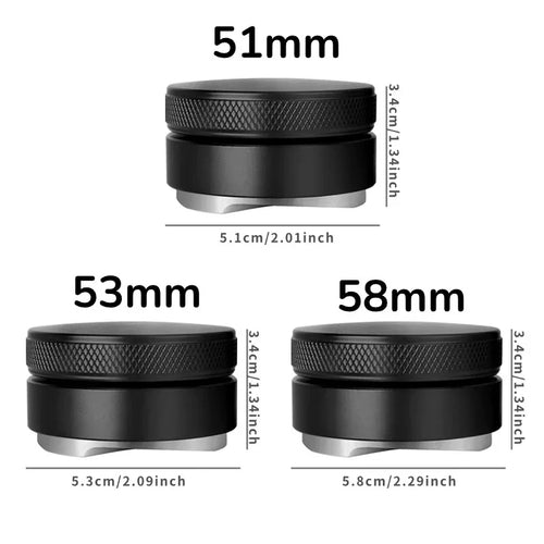 Distribuidor y Tamper Ajustable para Espresso 51mm, 53mm y 58mm