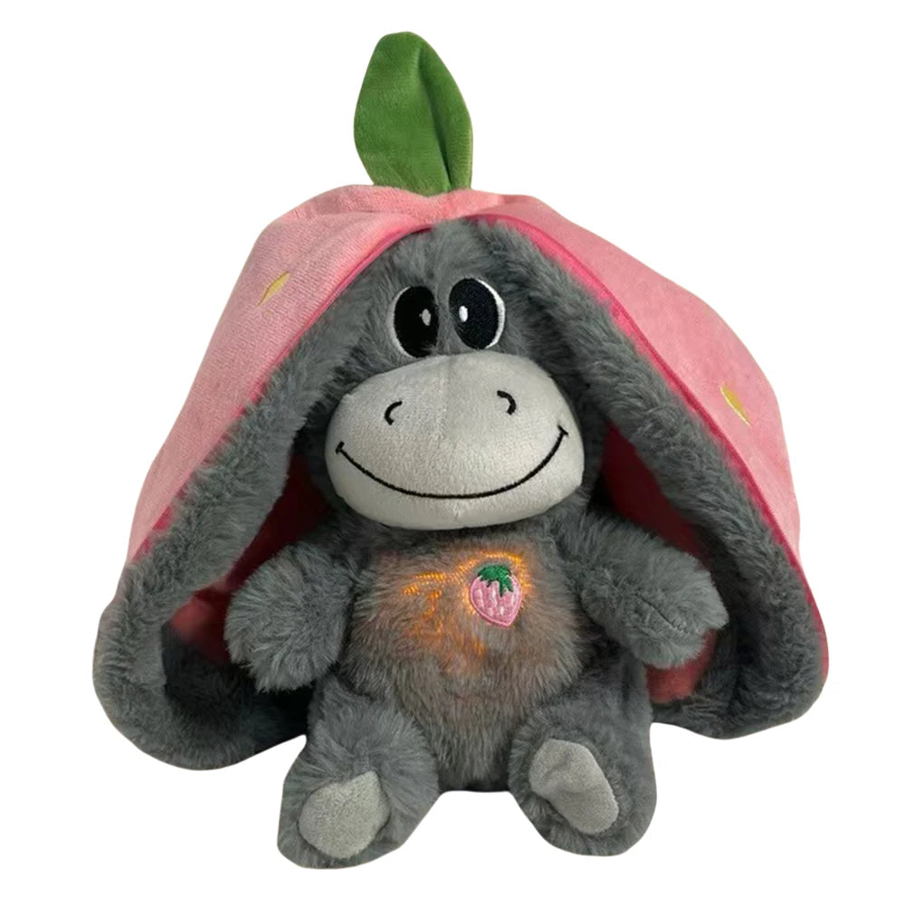 🫏🍓 Plush Burrito with Light and Breathing Effect | Sleep Companion