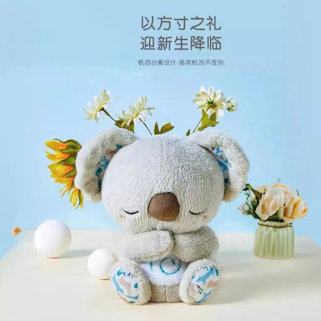 Peluche Koala de 28 cm con Luz, Música y Efecto de Respiración