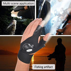Guante con Linterna LED Integrada – Impermeable para Exterior