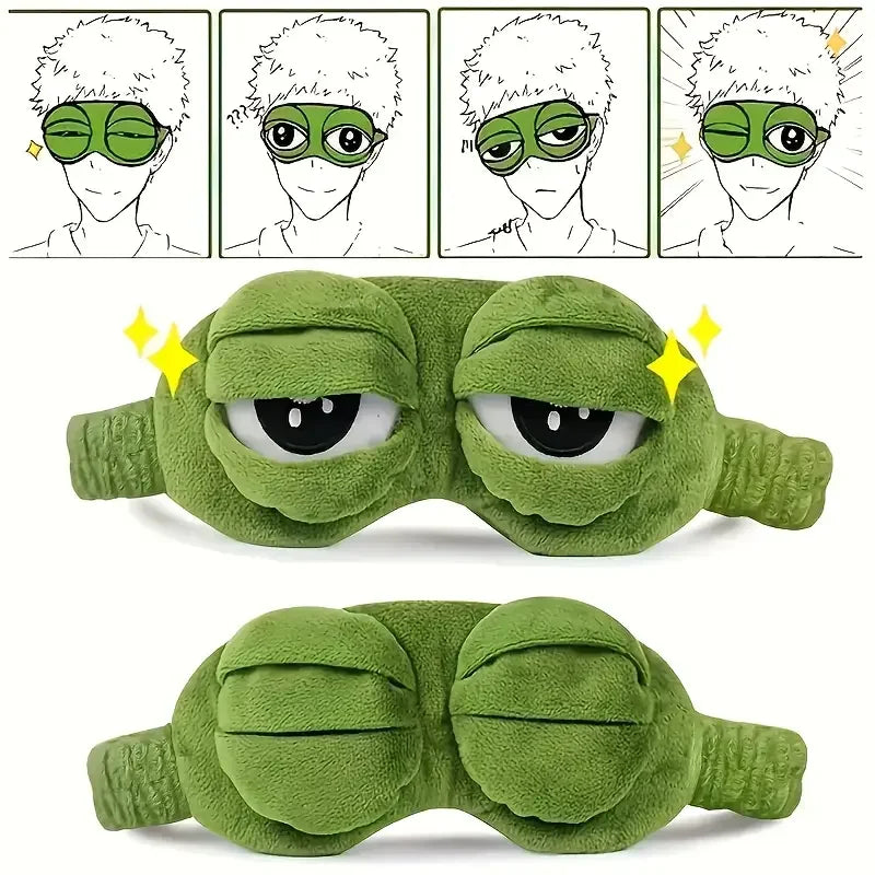 Antifaz para Dormir 3D Rana Triste