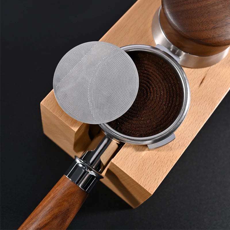 Espresso Puck Screen Coffee Filter Reusable Stainless Steel Holder 0.2mm For 51/54/58mm Coffee Portafilter Barista Accessories