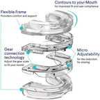 Adjustable Anti-Snoring Mouth Guard Mouthpiece Bruxism Snoring Stopper Sleeping Device Improve Sleep Comfortable Fit