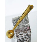 Cuchara medidora para café con clip sellador