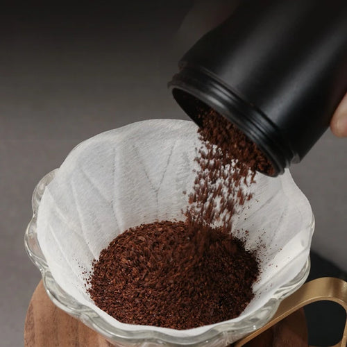 50/100pcs Coffee Filter Paper, Disposable Cone Paper Filter, Easy-to-Use,for Pouring and Dripping Coffee Machines and Tea Filter