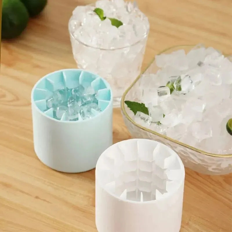 🧊 Molde de Silicona para Hielo | Cubetera Redonda con Tapa
