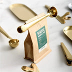 Cuchara medidora para café con clip sellador