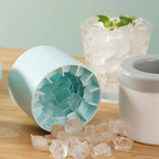 🧊 Molde de Silicona para Hielo | Cubetera Redonda con Tapa