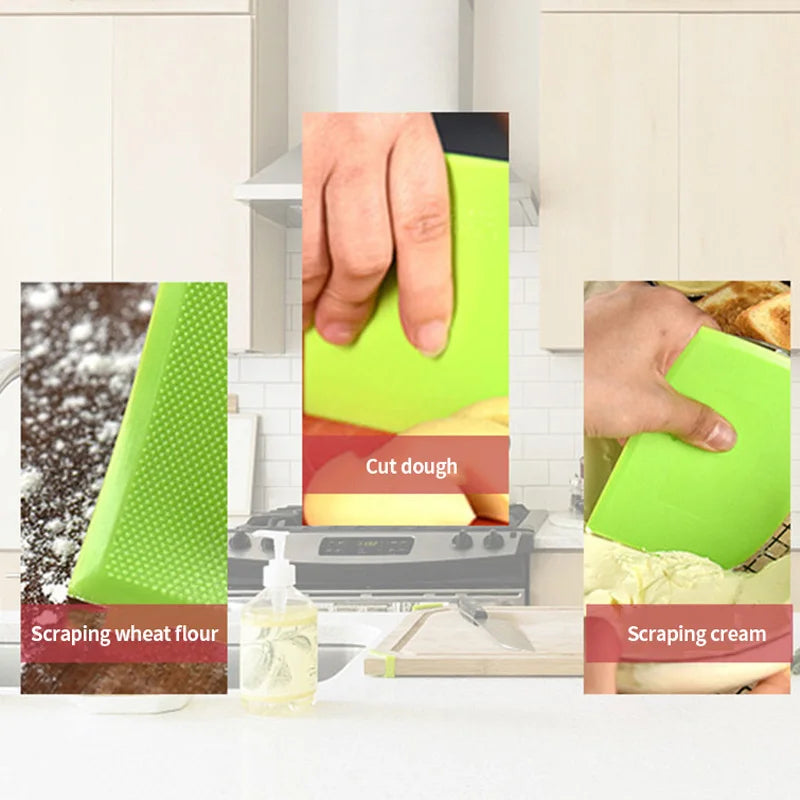 Espátula y raspador para repostería.