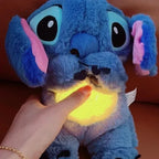 💗 Peluche Stitch con Respiración, Luz y Música | Compañero de Sueño para Niños