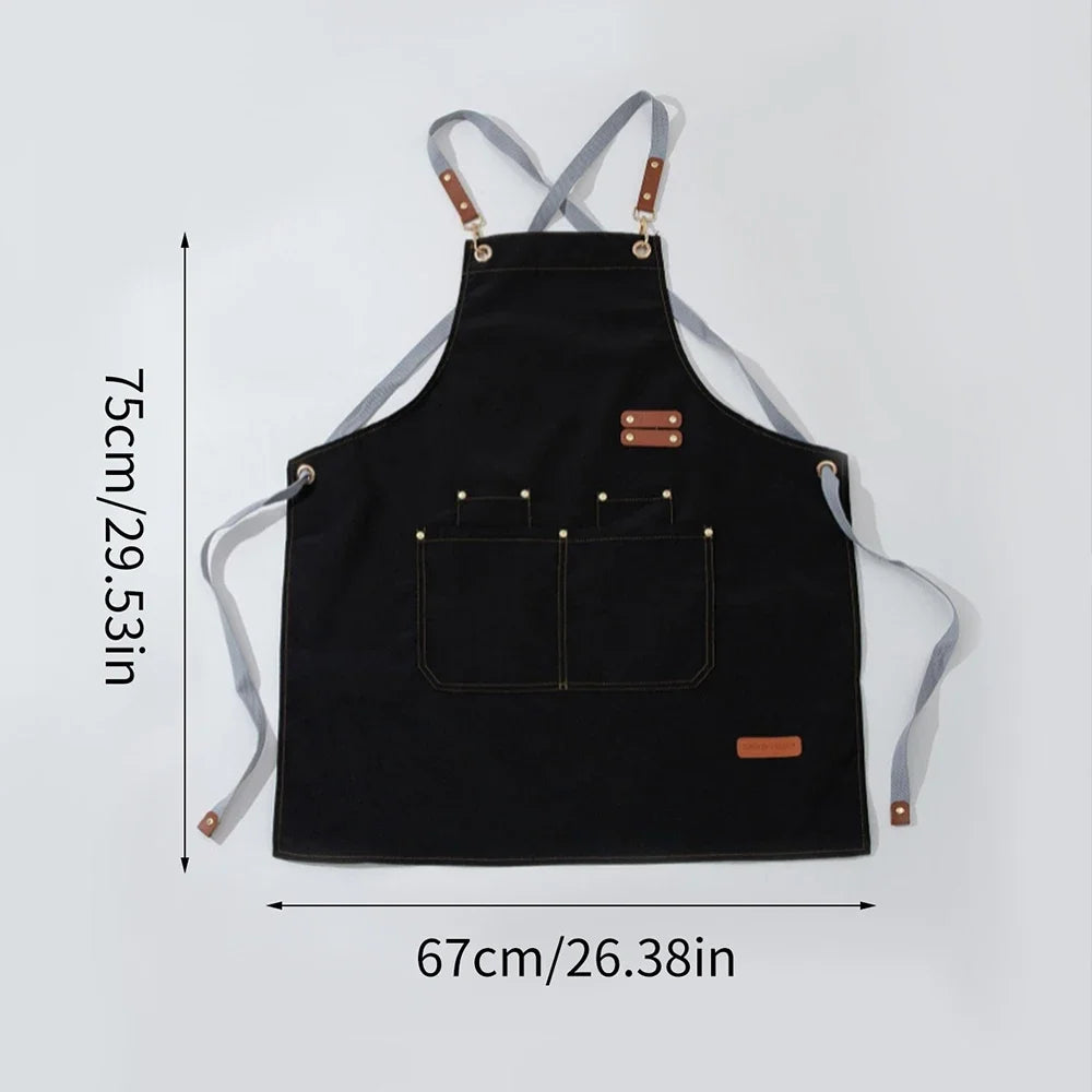 Delantal de cocina barista