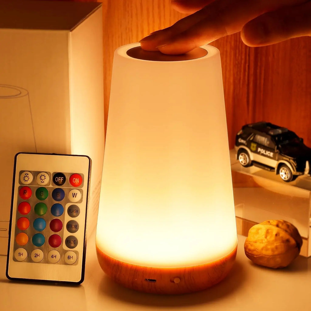 🌈 Lámpara LED Inteligente RGB | Táctil y con Control Remoto
