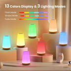 🌈 Lámpara LED Inteligente RGB | Táctil y con Control Remoto