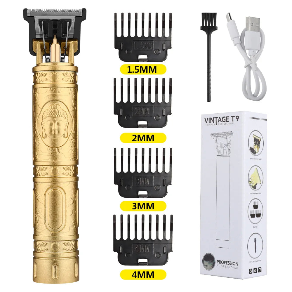 ✂️ Afeitadora Eléctrica T9 Recargable | Cortadora de Cabello y Barba