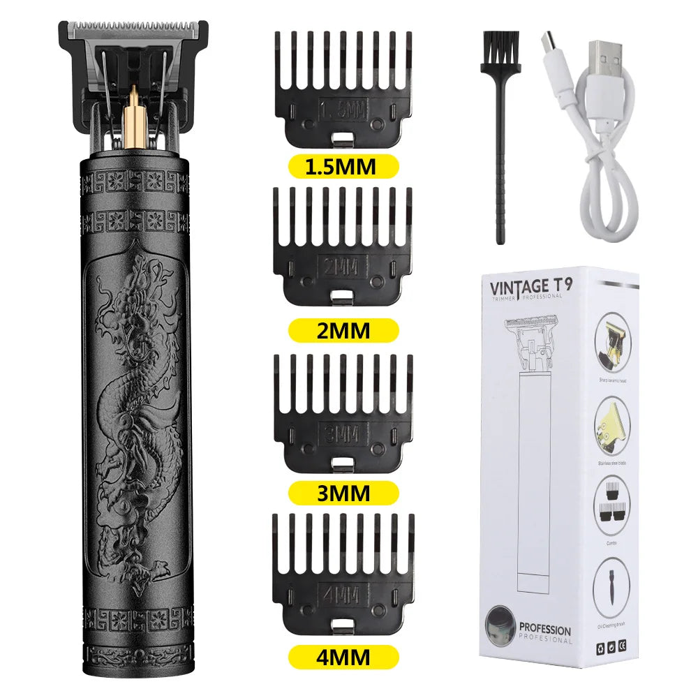 ✂️ Afeitadora Eléctrica T9 Recargable | Cortadora de Cabello y Barba