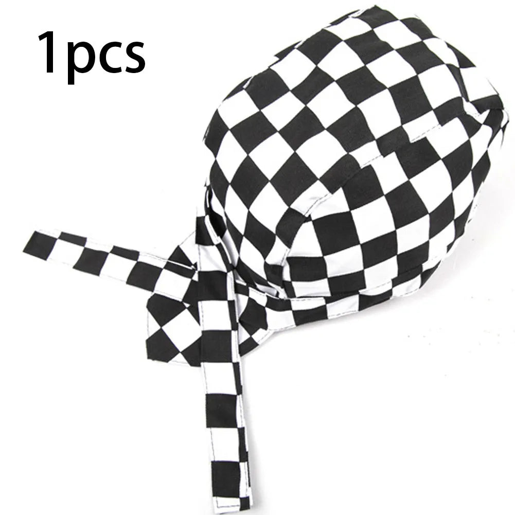 Unisex Chef Pirate Chef Hat Skull Hat Restaurant Dining Chef Hat Kitchen Cooking Bakery Work Wear Cap Adjustable