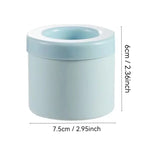 🧊 Molde de Silicona para Hielo | Cubetera Redonda con Tapa