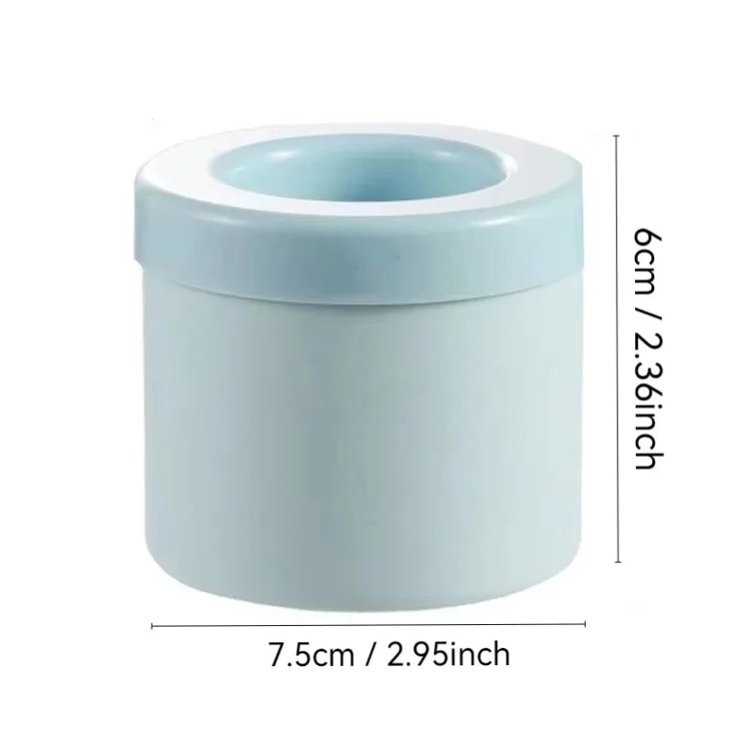 🧊 Molde de Silicona para Hielo | Cubetera Redonda con Tapa