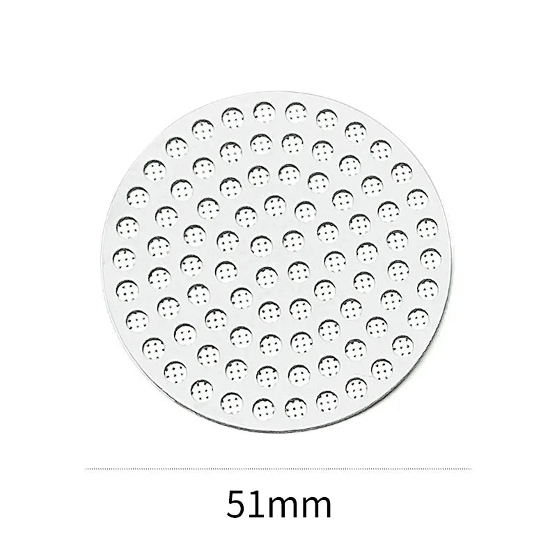 XHYKFFILTER 51/53/58.5mm Espresso Puck Screen Double Layer Metal Coffee Reusable Filter for Portafilter Home Basket Accessories